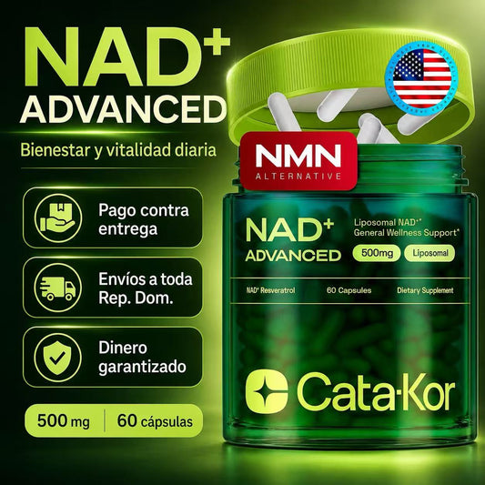 Cata-Kor Suplemento liposomal de NAD con resveratrol